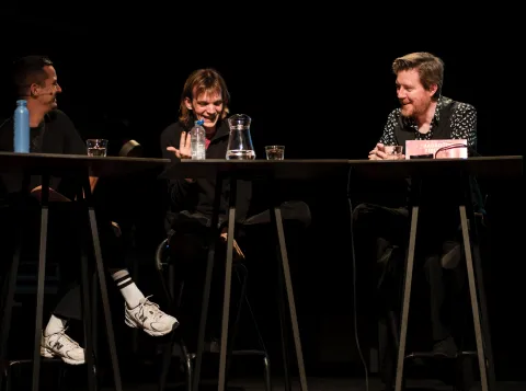 Nort Vlemmix in gesprek met Jan Modaal en Anco Peeters