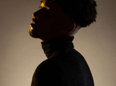 silhouette van persoon