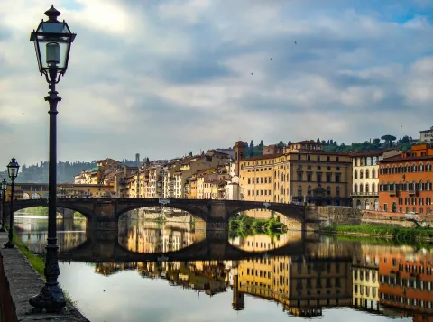 Uitzicht op de stad Florence, Italië