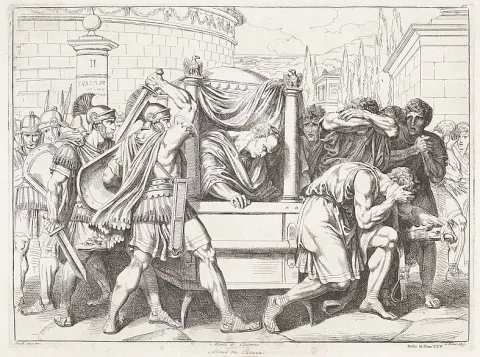 Print van de dood van Cicero