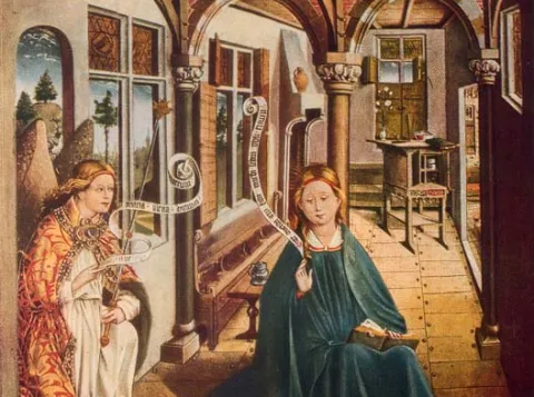 Schilderij van Meister van Isloh