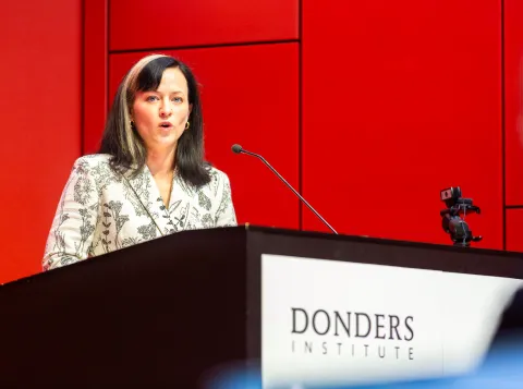Prof. dr. Emily Murphy was keynote spreker tijdens het symposium The Future of the Mind, georganiseerd door Radboud Healthy Brain