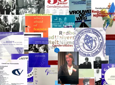 Collage van afbeeldingen Radboud Gender & Diversity Studies