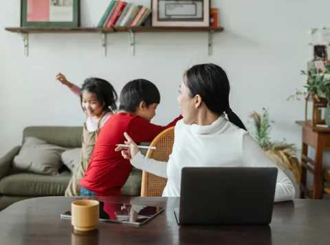 work and kids
