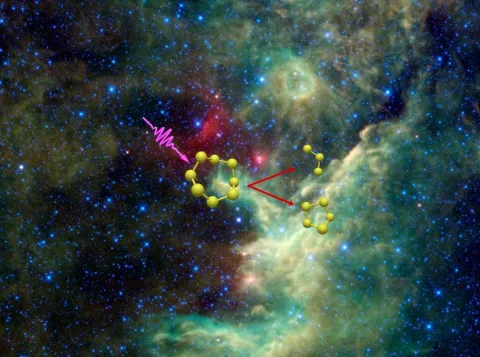 Dark clouds sulfur ring