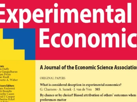 Experimental Economics journal 