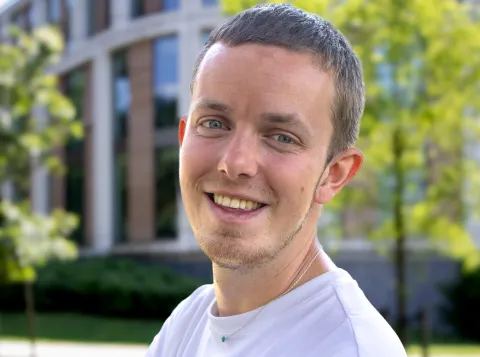 Student Pedagogische Wetenschappen op de campus