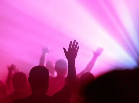Hands in the air for a higher tone