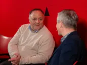 Marc Van Ranst en Marcel Becker - Foto Ramon Tjan