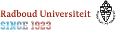 Het lustrumlogo van de Radboud Universiteit 