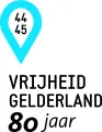 Gelderland in Vrijheid 80 jaar Logo