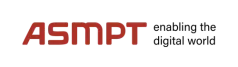 Logo with red letters of ASMPT: enabling the digital world 