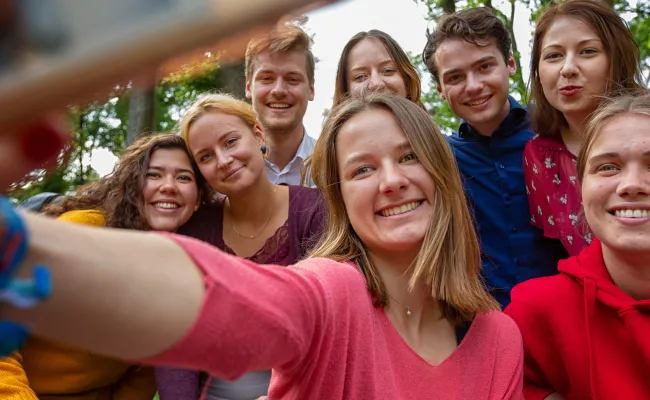 Selfie students Radboud University