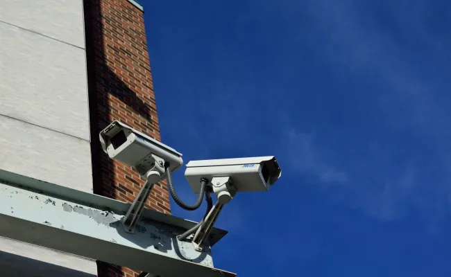 CCTV camera's op gebouw