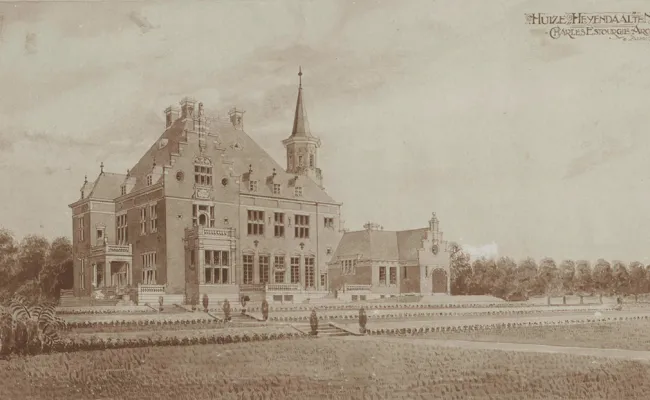 Huize Heyendael Ontwerptekening