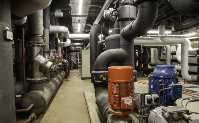 Technische ruimte Huygensgebouw