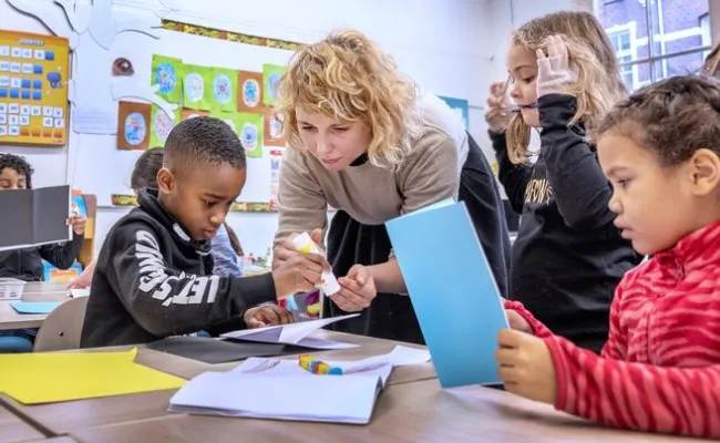 Lessituatie op een basisschool