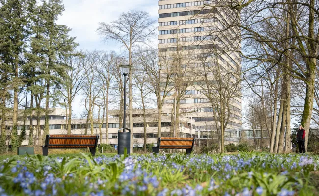Lente op de campus