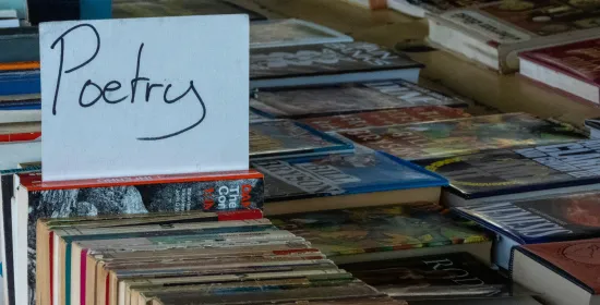 Sale of poetry books