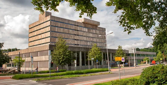 De Centrale Bibliotheek, het hoofdgebouw van de Universiteitsbibliotheek