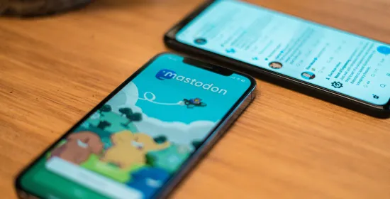 Mastodon op smartphone