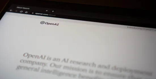 Browser met OpenAI en ChatGPT uitleg