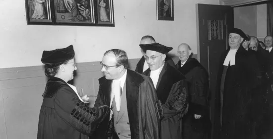 Felicitaties voor Christine Mohrmann (1953)