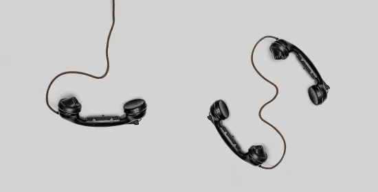 Three wired telephones 