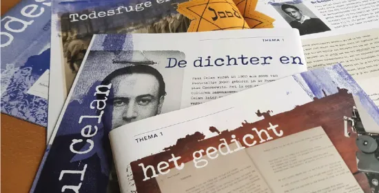 Foto van tijdschriften over todesfuge