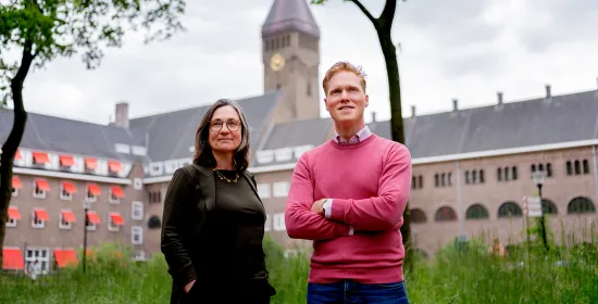 Tesseltje de Lange en Pascal Beckers voor Berchmanianum