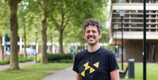 Jelle van Gurp voor het Studiecentrum