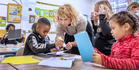 Lessituatie op een basisschool
