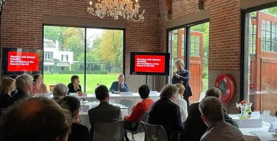 Michiel Scheffer EIC visits Radboud University