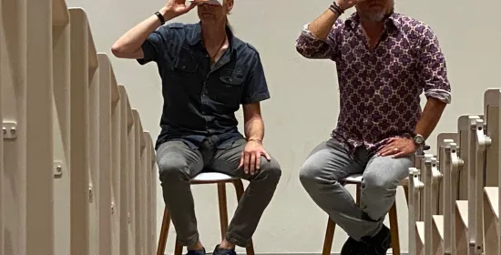 Paul and Gero in action 