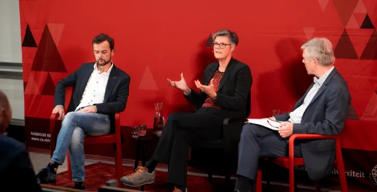 Derek Strijbos, Barbara Franke en Marcel Becker - Foto Ramon Tjan 