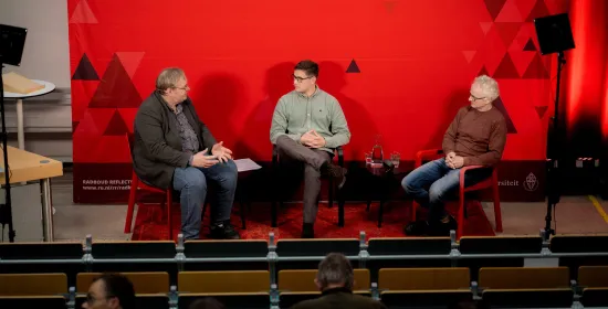 Cees Leijenhorst, Daniel DeRock en Marc Davidson - Foto Ramon Tjan