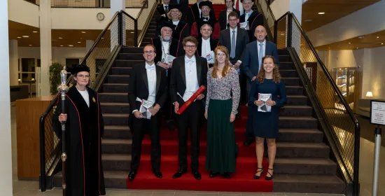 Kas Houthuijs after defending his PhD Thesis
