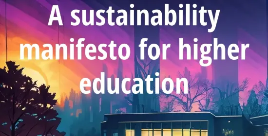 Duurzaam manifest voor hoger onderwijs
