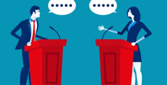 Debatteren