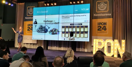 Hoogleraar onderwijseconomie Carla Haelermans geeft een keynote over AI op IPON 2024