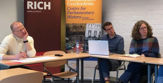 Historicus Bart Stol gaf op dinsdag 12 maart een lunchlezing bij de RICH onderzoeksgroep ‘The Eighties’ over het Verdrag van Maastricht en de aanloop hiernaar toe.