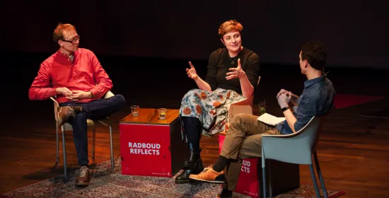 Floris de Lange, Nina de Boer and Frank van Caspel at Seeing with Your Brain. We All Have Our Own Reality
