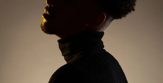 silhouette van persoon