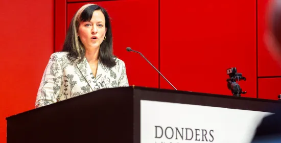 Prof. dr. Emily Murphy was keynote spreker tijdens het symposium The Future of the Mind, georganiseerd door Radboud Healthy Brain