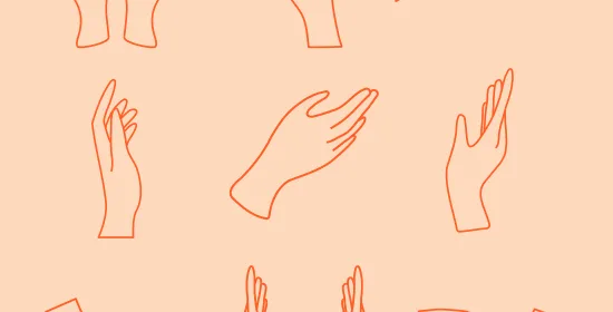 Picture of several hands