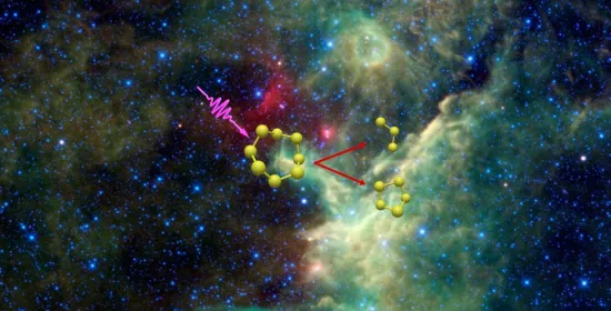 Dark clouds sulfur ring