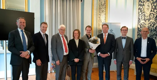Uitreiking D.J. Veegens Prijs aan David de Boer