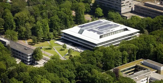 A Roman road on the campus of Radboud University