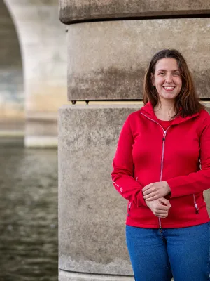 Portretfoto van student Michelle Baars