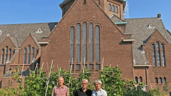 Groene parochie with allotment in Nijmegen
